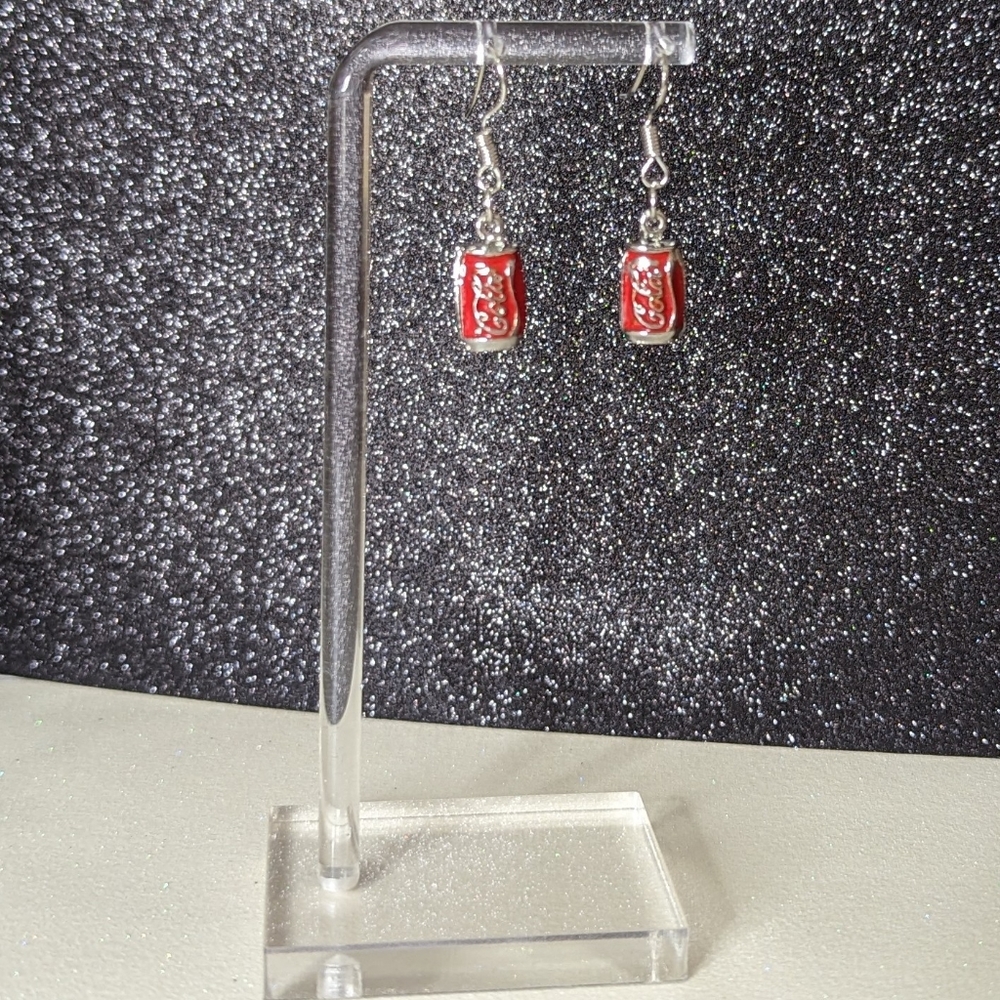 Coke red can drop earrings - Picture 4 of 6